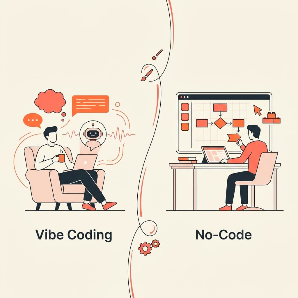 Vibe Coding vs No-Code: What's the Best Way to Build a Website Now?