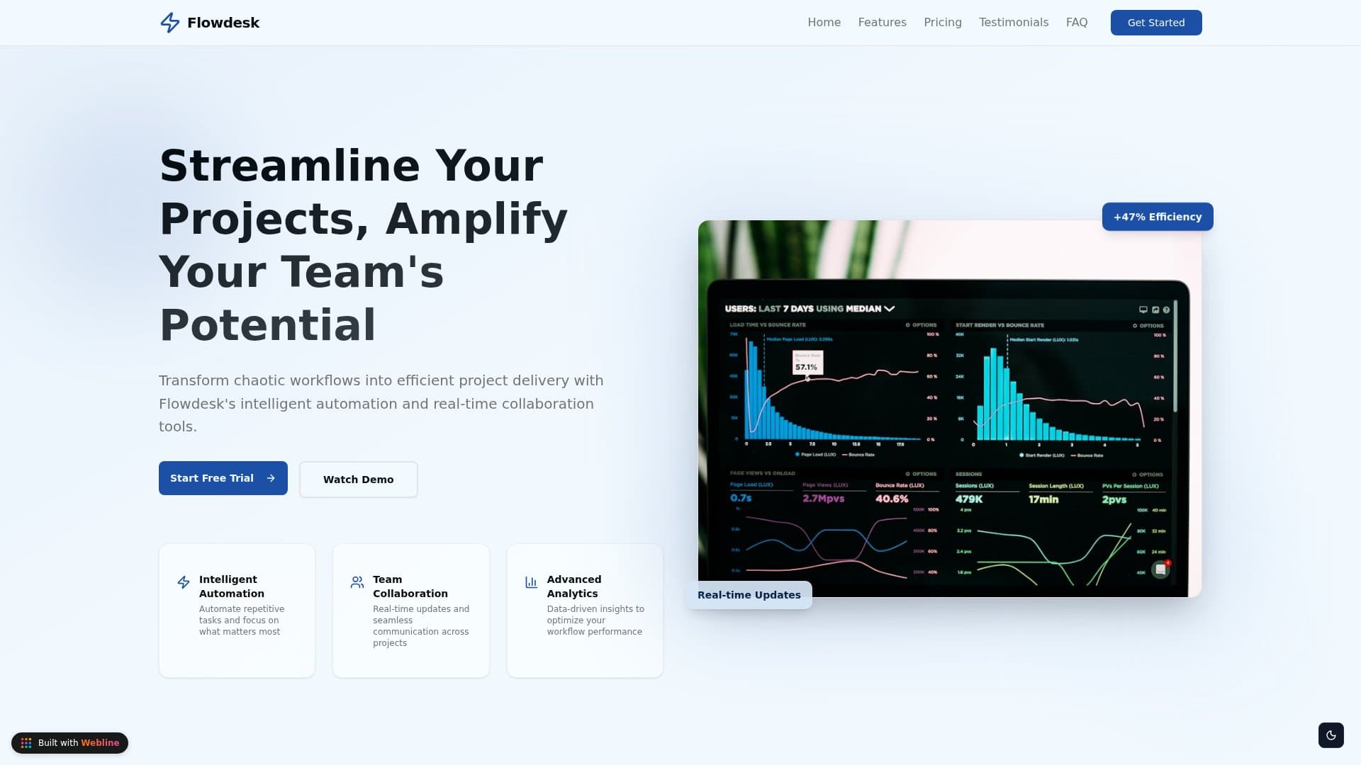 SaaS Landing Page